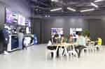 受付前の待機スペース-HADO ARENA お台場 グランドステージ-