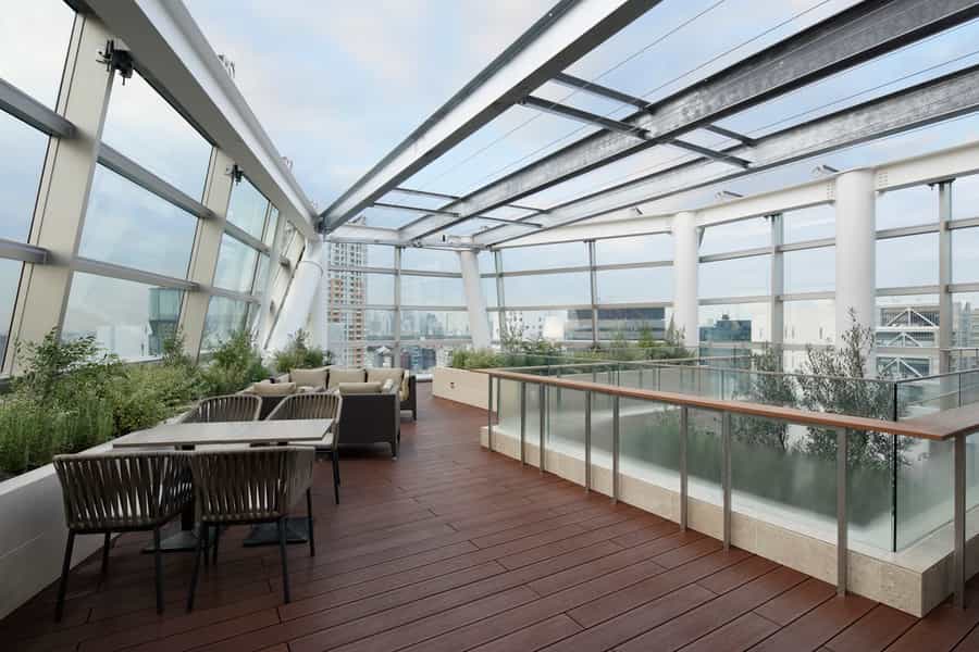 開放的な屋上 - QUARTZ GALLERY 12Fの写真