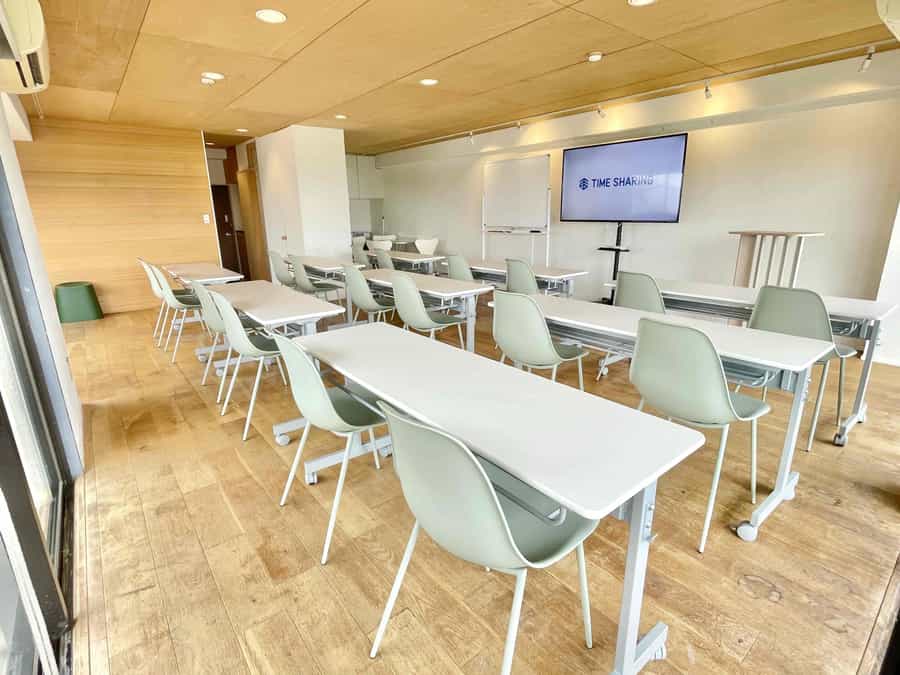 【ナチュラルな内装と可愛らしい家具でリラックスした会を行えます♪】 - TIME SHARING 新宿御苑前 壱丁目参番館1001の写真
