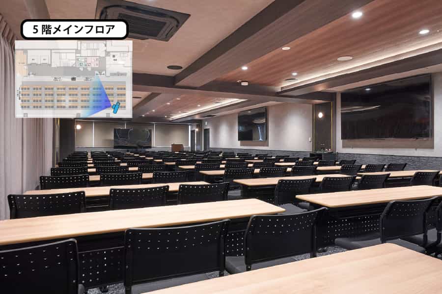 【メインフロア - 縦長レイアウト】- TIME SHARING 新橋駅前5F(銀座口) の写真