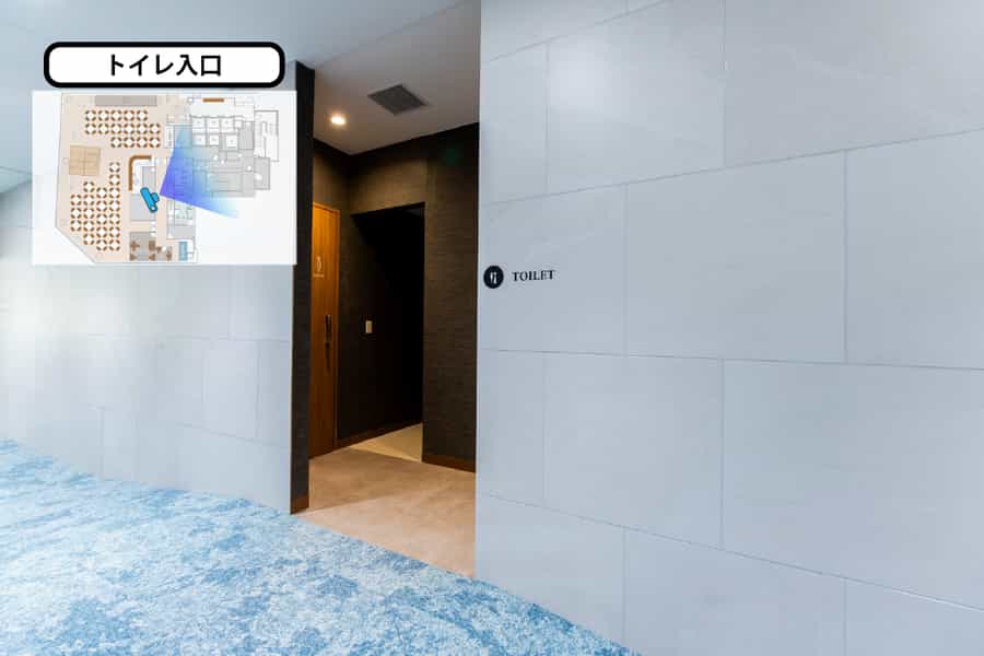 【トイレ入口】- グレイドパーク 新宿駅前の写真
