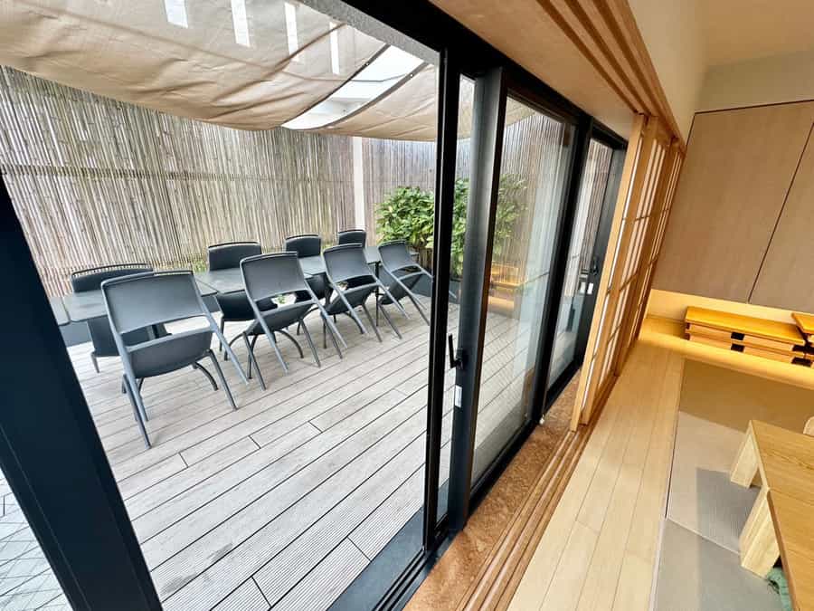 【窓を開けて換気可能です】 - INBOUND LEAGUE 8階 Tatami Room & Terraceの写真