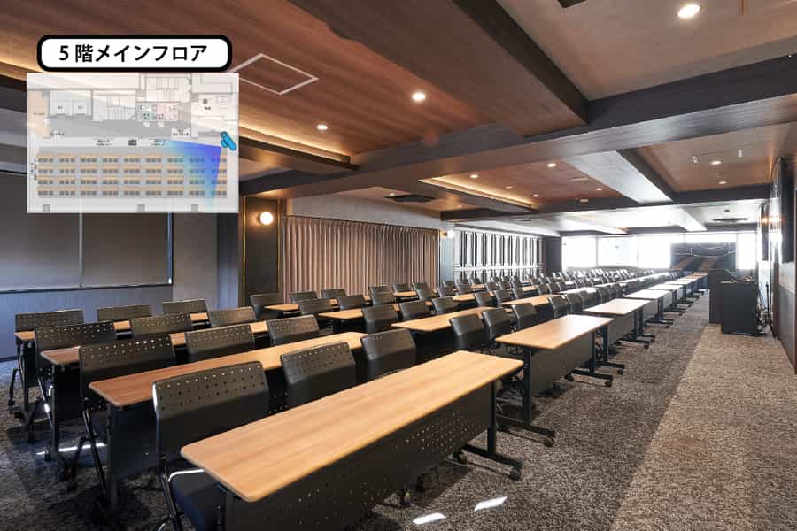 【メインフロア - スクール形式】- TIME SHARING 新橋駅前5F(銀座口) の写真