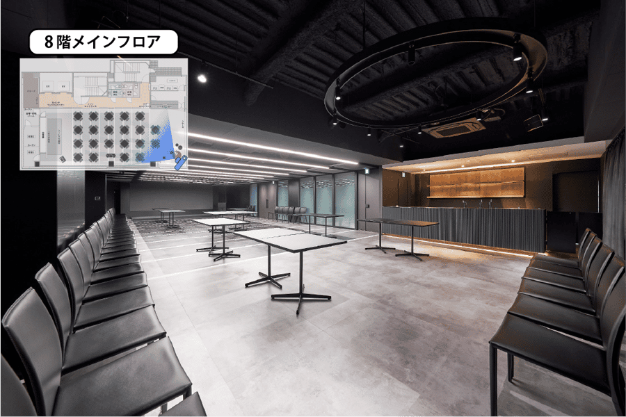 【半立食レイアウト】- グレイドパーク 新橋駅前8F(銀座口)の写真