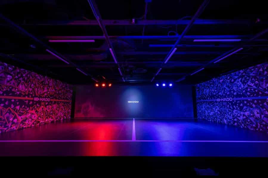 照明や音響の演出も可能(※有料オプション)-HADO ARENA お台場 グランドステージ-