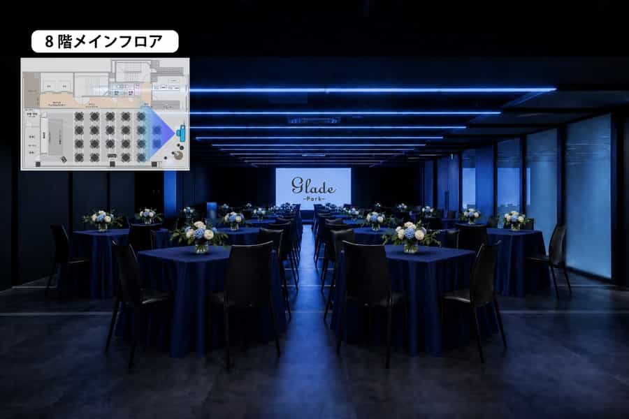 【メインフロア】- グレイドパーク 新橋駅前8F(銀座口) の写真