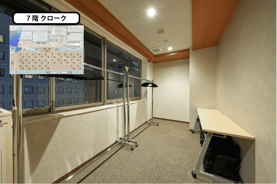 【クローク】- グレイドパーク 新橋駅前7F(銀座口)の写真