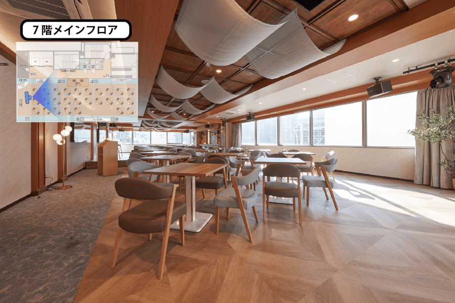 【メインフロア】- グレイドパーク 新橋駅前7F(銀座口)の写真