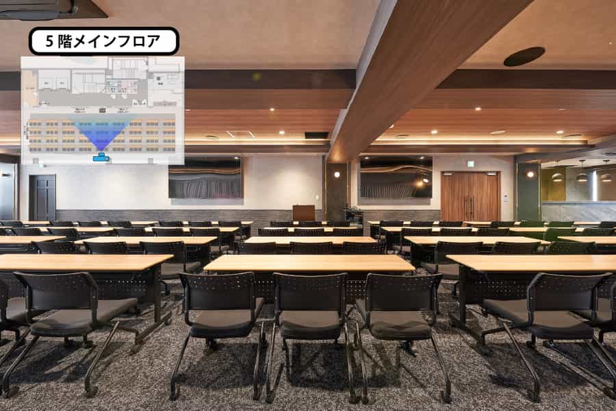【メインフロア - スクール形式】- TIME SHARING 新橋駅前5F(銀座口) の写真