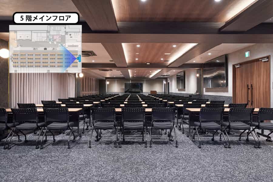 【メインフロア - 縦長レイアウト】- TIME SHARING 新橋駅前5F(銀座口) の写真