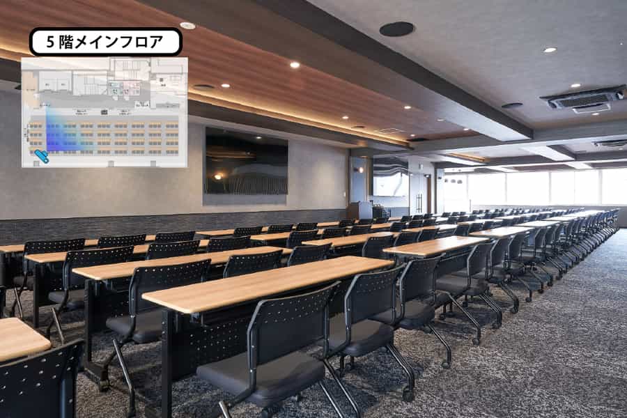 【メインフロア - スクール形式】- TIME SHARING 新橋駅前5F(銀座口) の写真