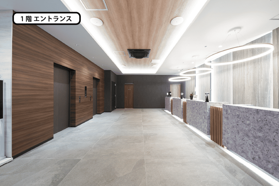 【1Fエントランス】- グレイドパーク 新橋駅前7F(銀座口)の写真