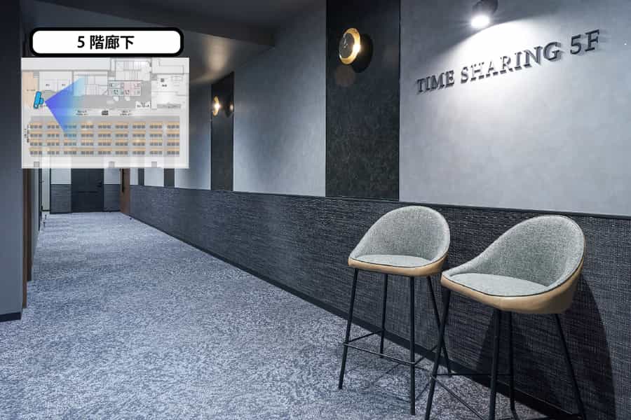 【スペース入口】- TIME SHARING 新橋駅前5F(銀座口) の写真