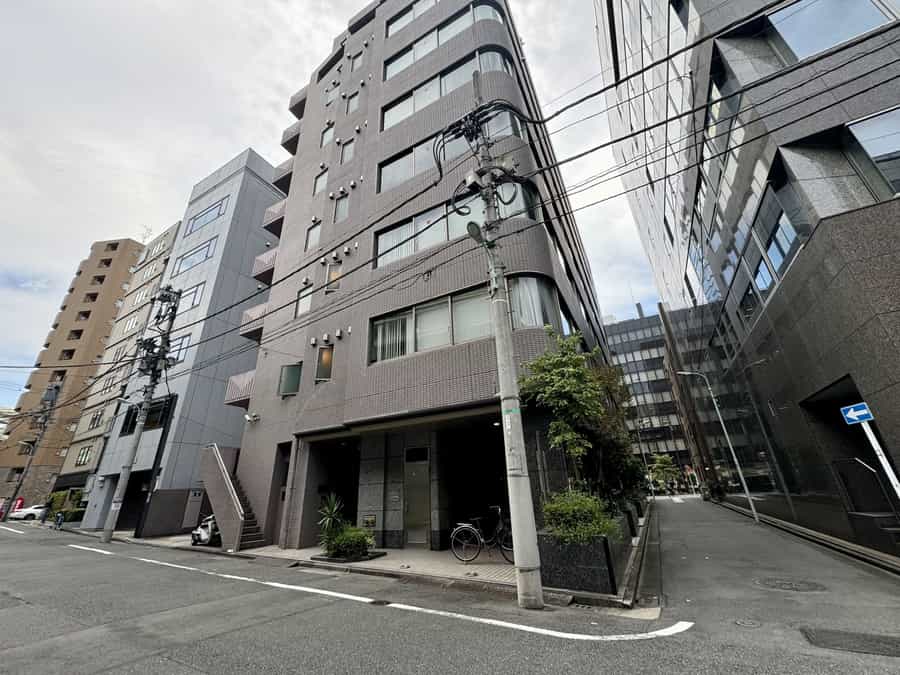 【ビル外観（箱崎川第二公園側）】 - TIME SHARING 水天宮前 箱崎リージェントビル 5Aの写真